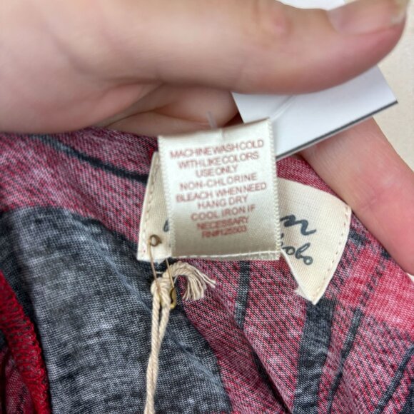 Torn by Ronny Kobo Brooke top, size Large, boxy, plaid, summer, dressy, NWT - Picture 9 of 11